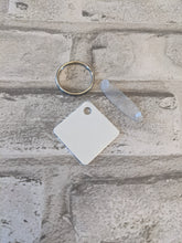 Square Sublimation Keychain Aluminum-Sublimation Blank-Elliott Creations